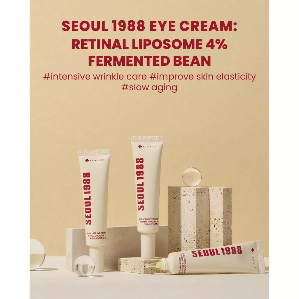 KSECRET Seoul 1988 Eye Cream : Retinal Liposome 4% + Fermented Bean