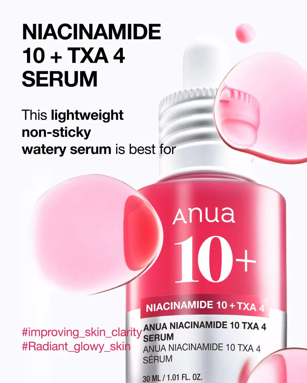 ANUA Niacinamide 10% + TXA 4% Serum