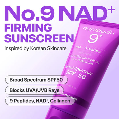 NUMBUZIN No.9 NAD+ BIO Super Defense Glow Sunscreen