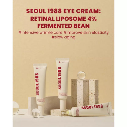 KSECRET Seoul 1988 Eye Cream : Retinal Liposome 4% + Fermented Bean