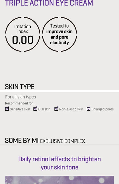 SOME BY MI - Retinol Intense Advanced Triple Action Eye Cream